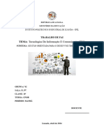 TEMA: Tecnologias de Informação E Comunicação (TIC)