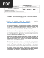 Actividad 2.2. Aplicar Las Propiedades Textuales de Coherencia y Cohesión Textual