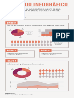 Infográfico Informativo Simples Laranja e Cinza