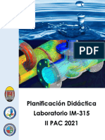 Planificación Didactica Laboratorio de Mecánica de Fluidos