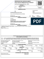 Prestador Nota Fiscal de Serviços Eletrônica - NFS-e: Endereço: Rua Dos Pintassilgos 200 Vila Tatetuba