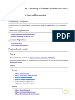 Program - Bachelor of Science in Electrical Engineering - University of Alberta - Acalog ACMS™