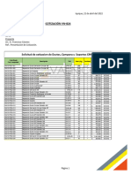 Cotizacion Ducteria