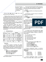 Portugues - Exercicios - Pronomes