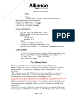 Alliance Stage Tech Specs