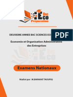 Examens Nationaux EOAE 2012 2020