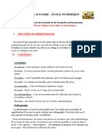 Côte D'Ivoire - École Numérique: Les Mots Relatifs Au Village Et À La Ville/ Le Dictionnaire