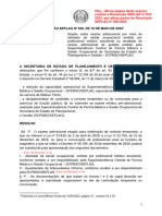 Res. SEPLAG Nº 036-2022 - Exames Admissionais