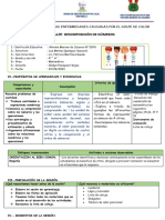 Sesión de Matemática 29 Abril Descomposicion de Numeros