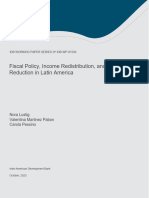 Fiscal Policy Income Redistribution and Poverty Reduction in Latin America