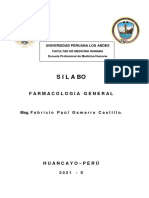 Silabo de Farmacología 2021-Ii PDF