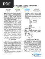 Energization of Subsea Power Transformer