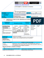 SESIÓN DE APRENDIZAJE 30 de Abril - COMUNICACION