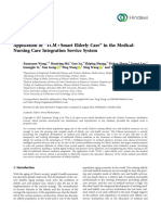 Application of "TCM+Smart Elderly Care" in The MedicalNursing Care Integration Service System