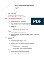 DevOps Approach Project Plan