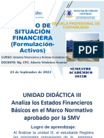 Estado de Situacion Financiera Activos, Pasivos y Patrimonio