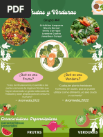 Tipos de Frutas y Verduras