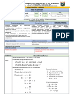 Ecuaciones Con Divisiones de Dos Cifras V