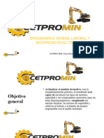 Ergonimia, Seguridad en El Trabajo