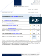 Draft Invoice DIFC Foundation