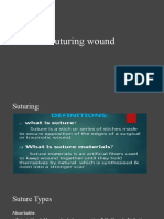 Suturing Wound