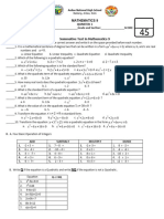 Final Exam Math