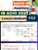 IB All 20 Maths Question Type