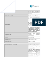 Unit 3 - Business Finance - Assignment