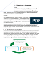 Inclusive Education Overview