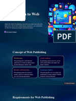 Introduction To Web Publishing