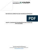 Estudo de Alternativas de Concepção de Projeto - Orla Jacu