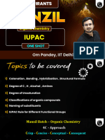 IUPAC - Class Notes (One Shot) - Manzil JEE 2024