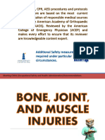 Bone Joint and Muscle Injuries Splinting