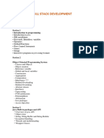 Full Stack Development (Jspiders)