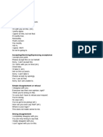 Agreeing and Disagreeing - Phrases