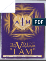 The Voice of The I AM - 1991 - 07 - July - LQ - Beloved Rex - Beloved Great Divine Director