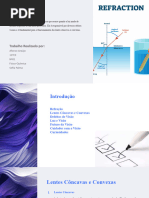Trabalho Sobre Refração