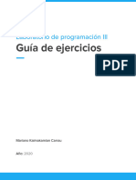 Guia Laboratorio Programacion III - Ejercicios 2020