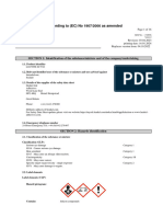 Safety Data Sheet According To (EC) No 1907/2006 As Amended