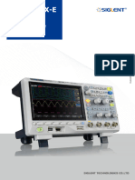 SDS1000X E Siglent Super Phosphor Oscilloscope Data Sheet DS0101E E03C DI