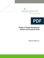 Sample IT Change Management - Policies and Procedures Guide