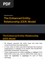 The Enhanced Entity-Relationship (EER) Model: Database System