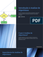 Introducao A Analise de Algoritmos