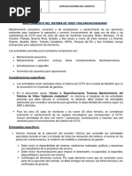 Especificaciones Del Servicio