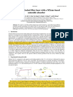 104 Fs Mode-Locked Fiber Laser With A MXene-based Saturable Absorber