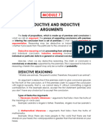 MODULE 7 Deductive and Inductive Reasoning 1