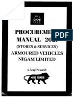 Procuemennt Manual AVNL 1