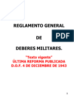 Reglamento General de Deberes Militares 2022-2023