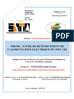 Etude de Renforcement D'alimentation Électrique Edition 1 TCHITEMBO Dolphe Ibrahim