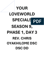 Your Love World Specials-Season 9-Phase 1-Day 3